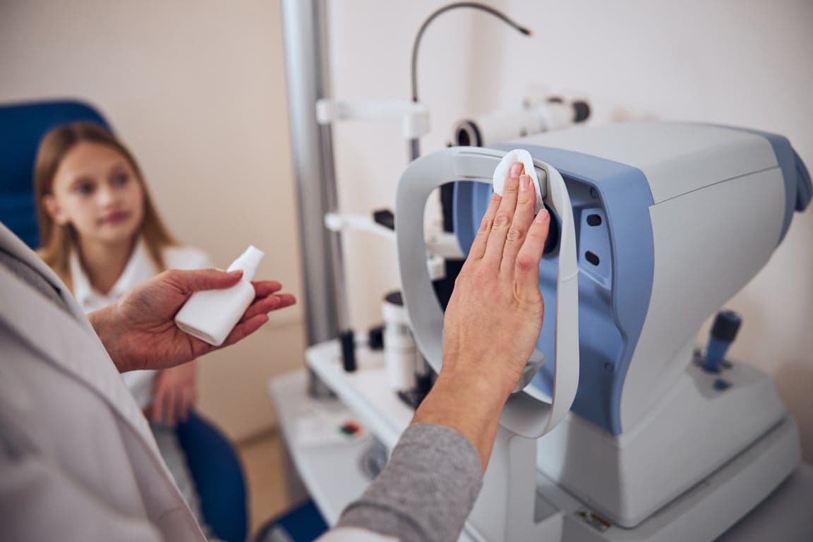 Advanced glaucoma testing equipment at View Optometrist