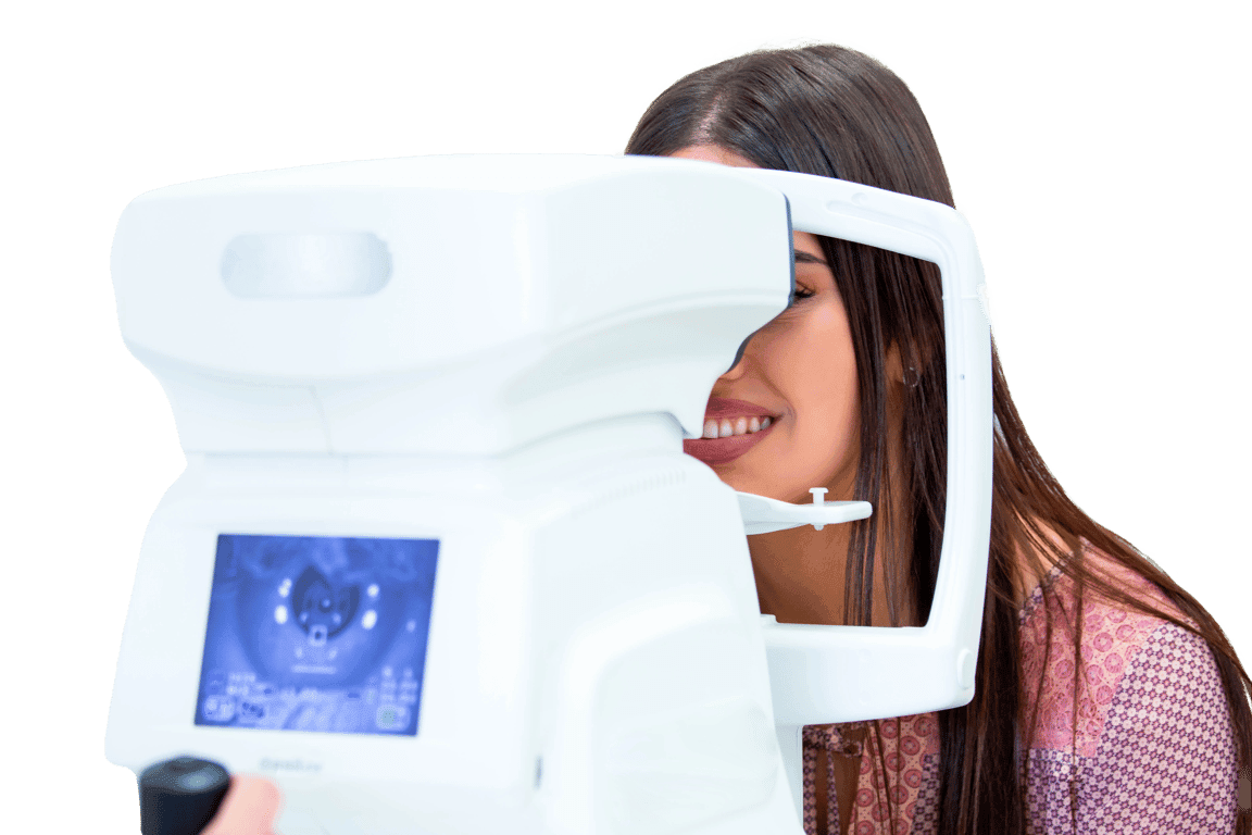 Advanced eye examination technology at View Optometrist